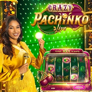 Alvynn Pachinko mit fallenden Kugeln und leuchtendem Spielbrett