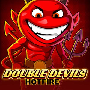Alvynn Double Devils mit zwei Dämonen, Feuer und dunkler Slot-Atmosphäre